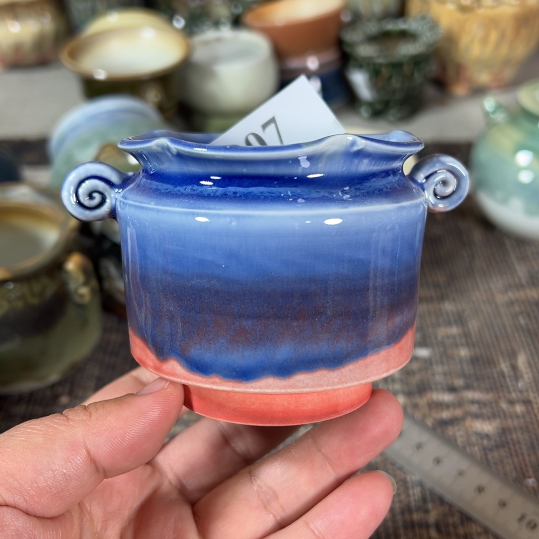 红陶景德镇手工花盆