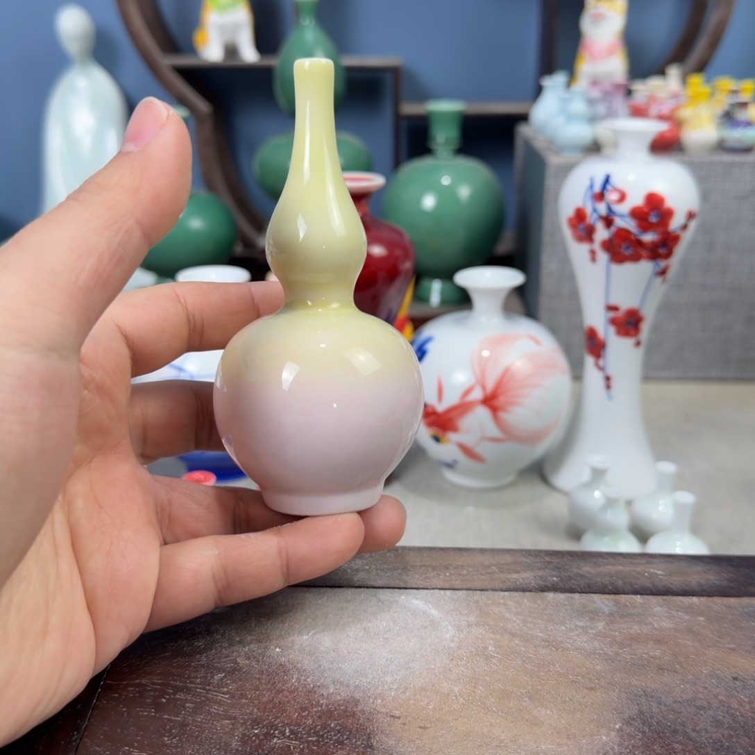 陶瓷手工小花器摆件