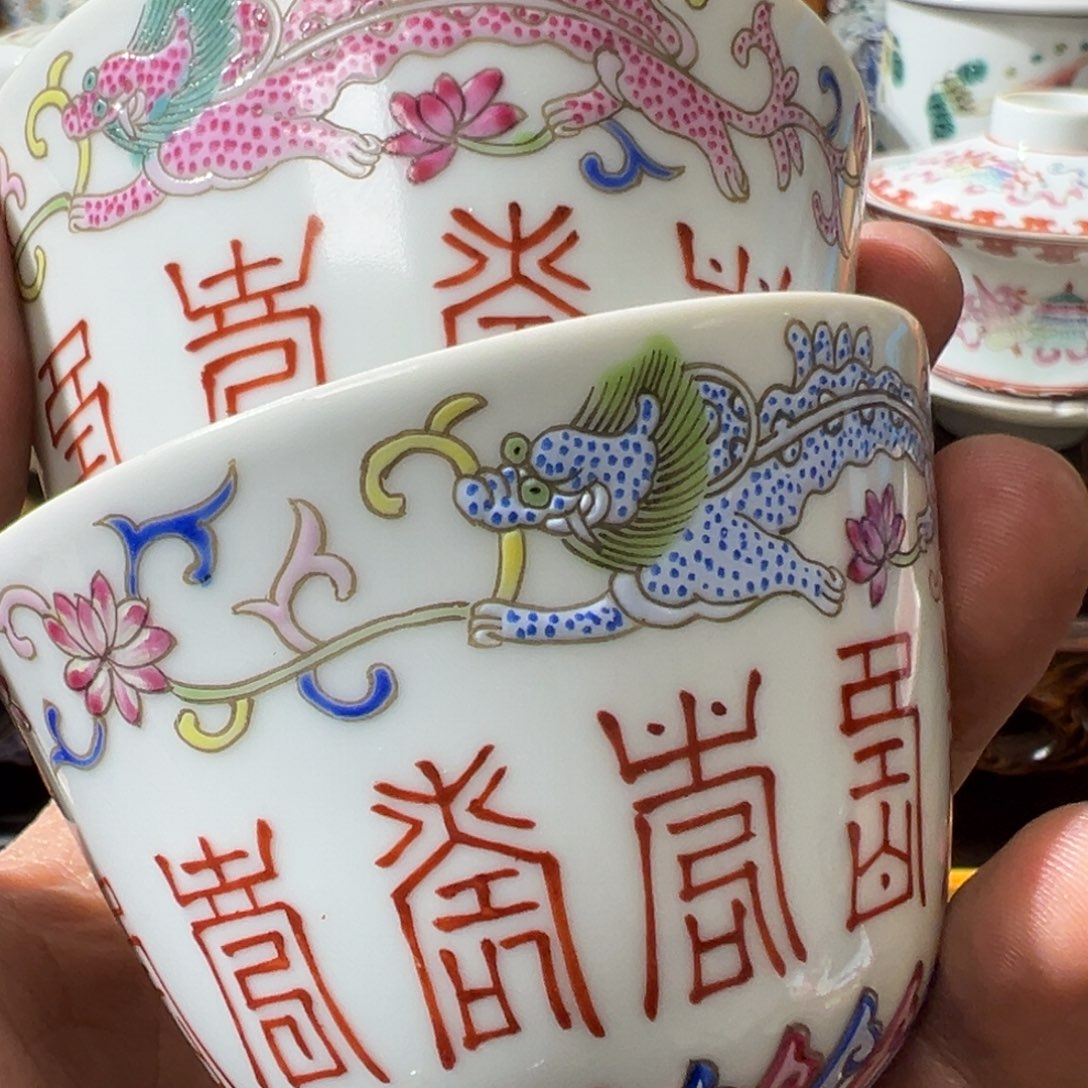 瓷片瓷器摆件、茶室雅器