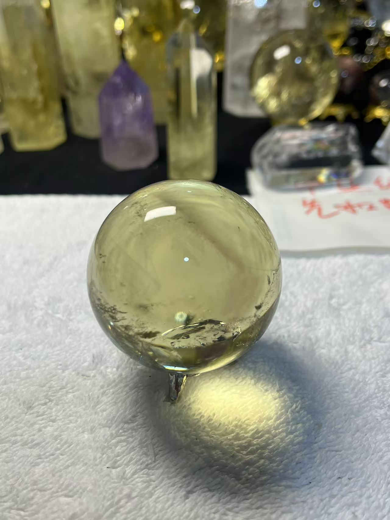 卡4.7黄水晶球高透