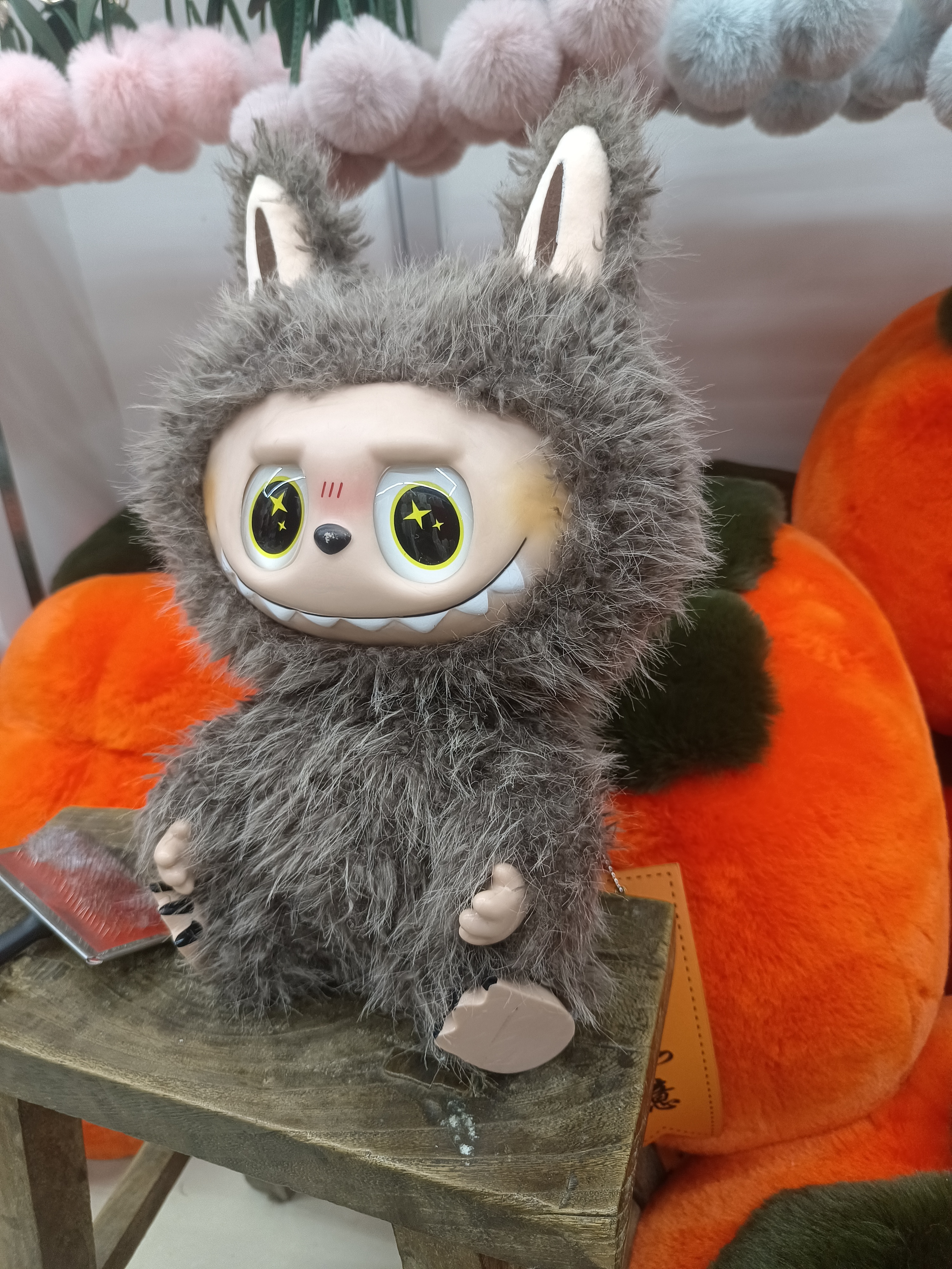 大首领二代38cm搪胶脸大天使毛绒玩具娃娃