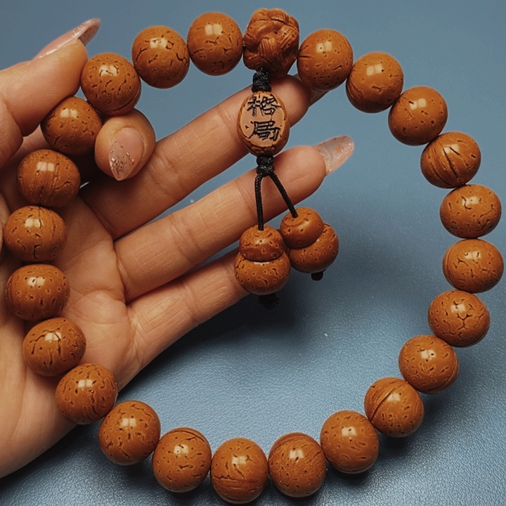 桃核手持极限圆16花皮色差21颗