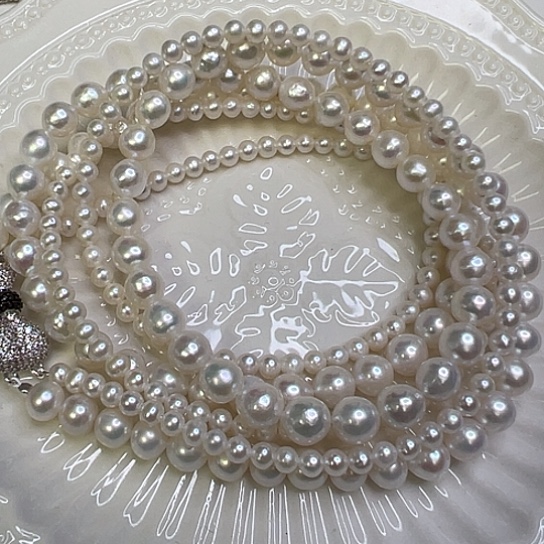 金***宝项链未镶嵌淡水珍珠