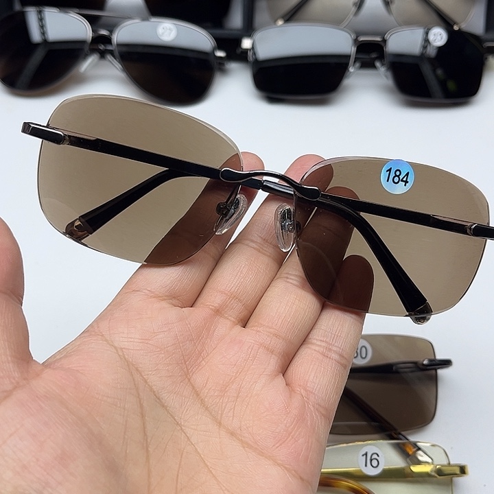 无框深茶色大方圆184