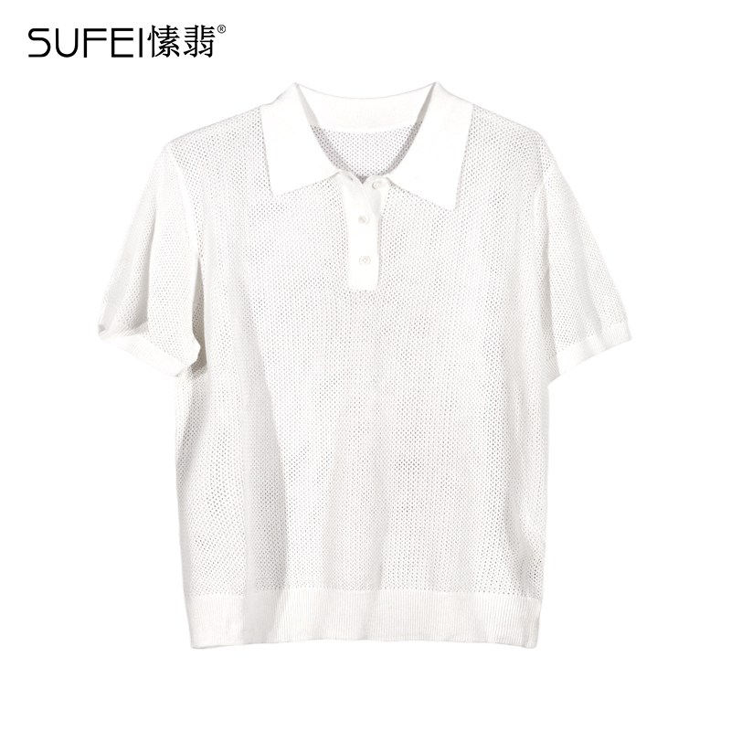 S52ZZ0507A 夏季新款简约纯色针织衫 0507