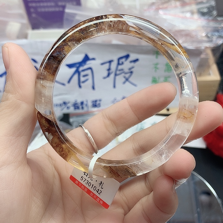 水晶手镯未镶嵌394（5556事实上）
