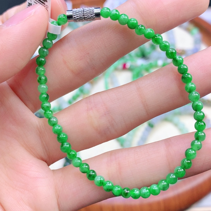 未镶嵌手链翡翠翡翠