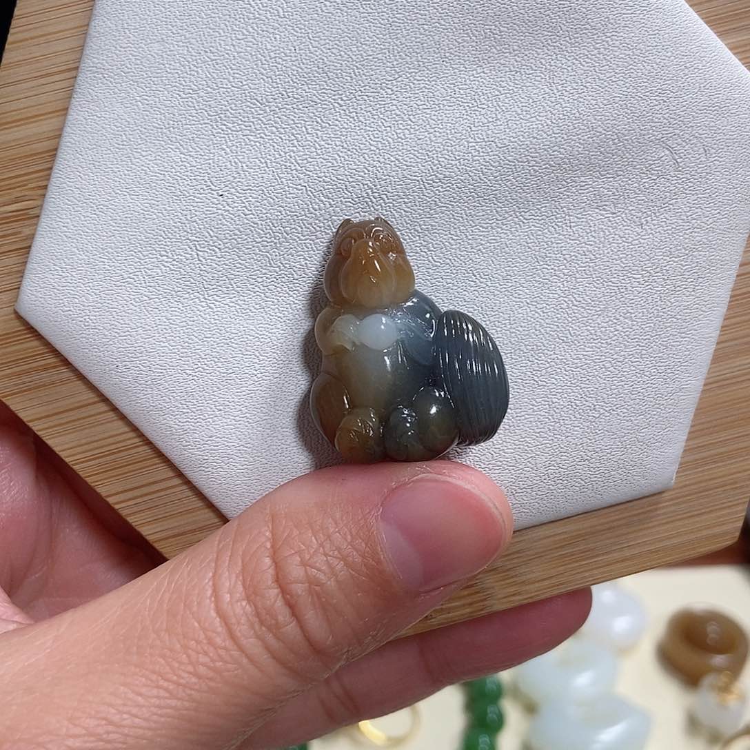 和田玉吊坠(不含链)未镶嵌