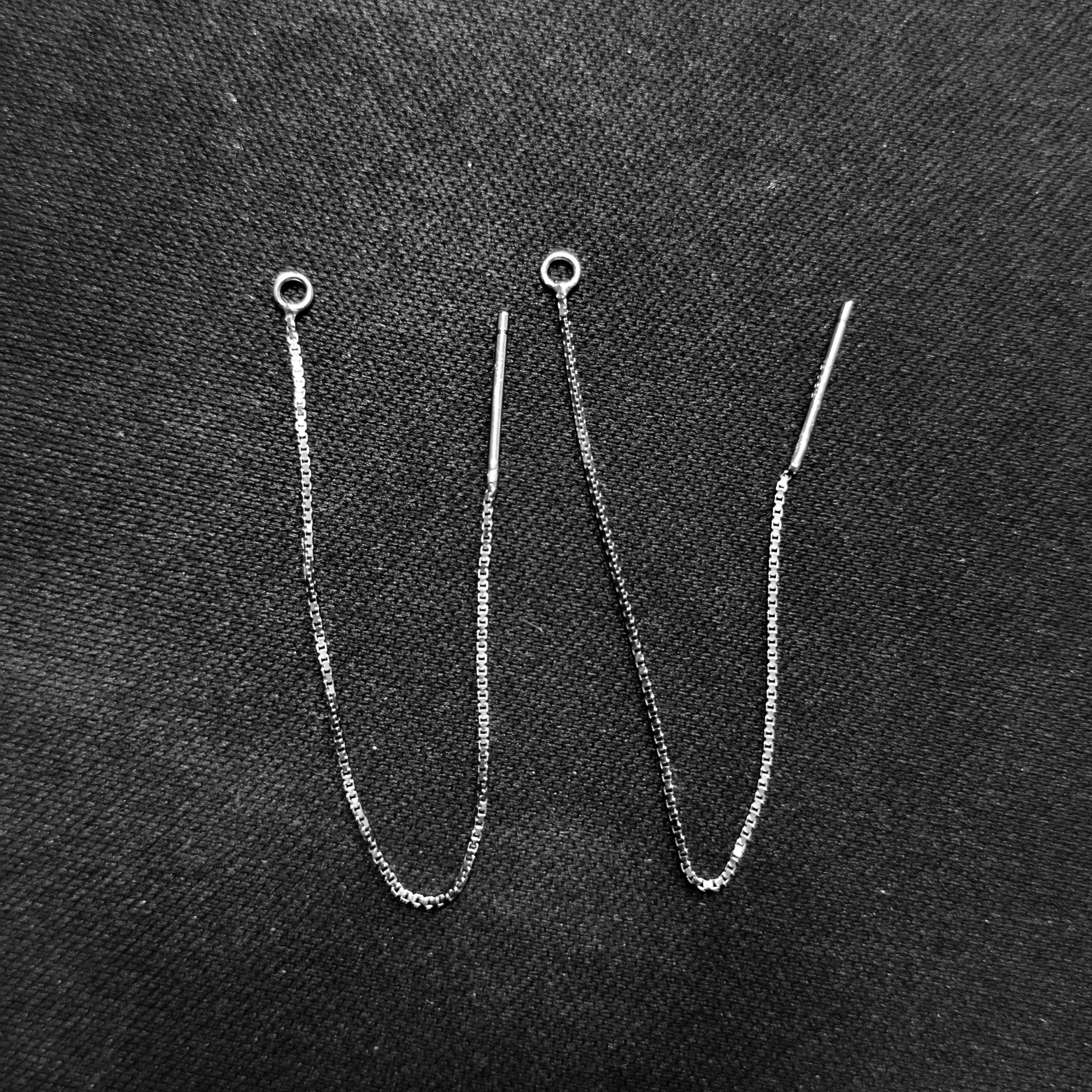 925银耳饰 925银耳线8厘米