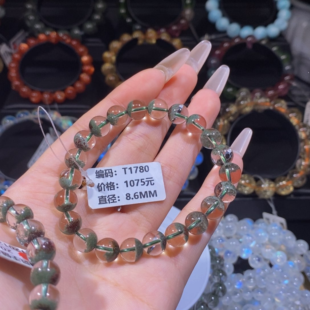 水晶手链未镶嵌财***宠T1780#8.6mm