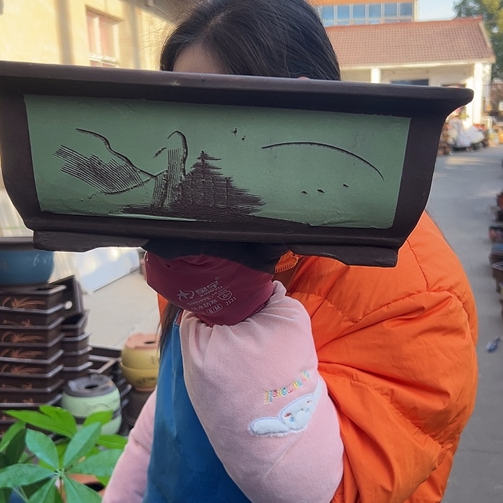 32绿马槽花盆花盆花盆