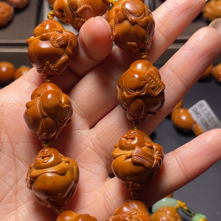 橄榄核手串/手链大肚弥勒2.0