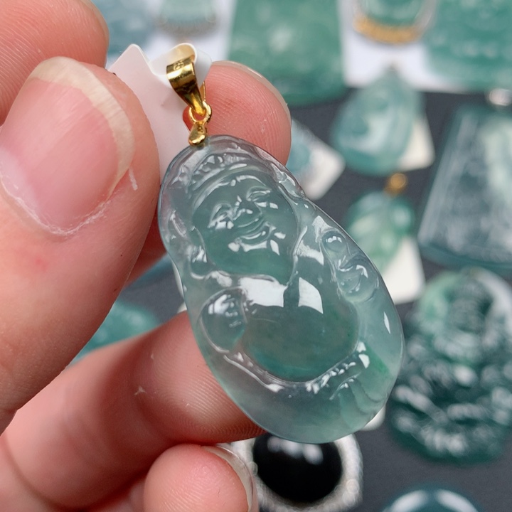 翡翠颈饰银S925镶嵌翡翠