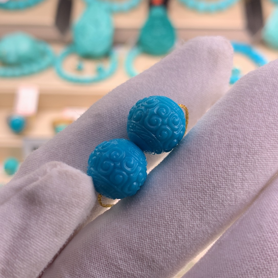 绿松石珠宝奇石未镶嵌12