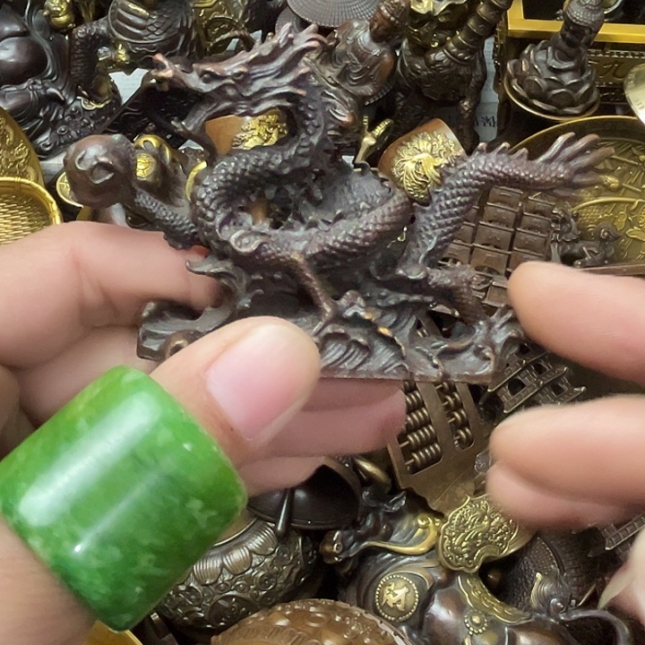 顺顺利利，铜器摆件