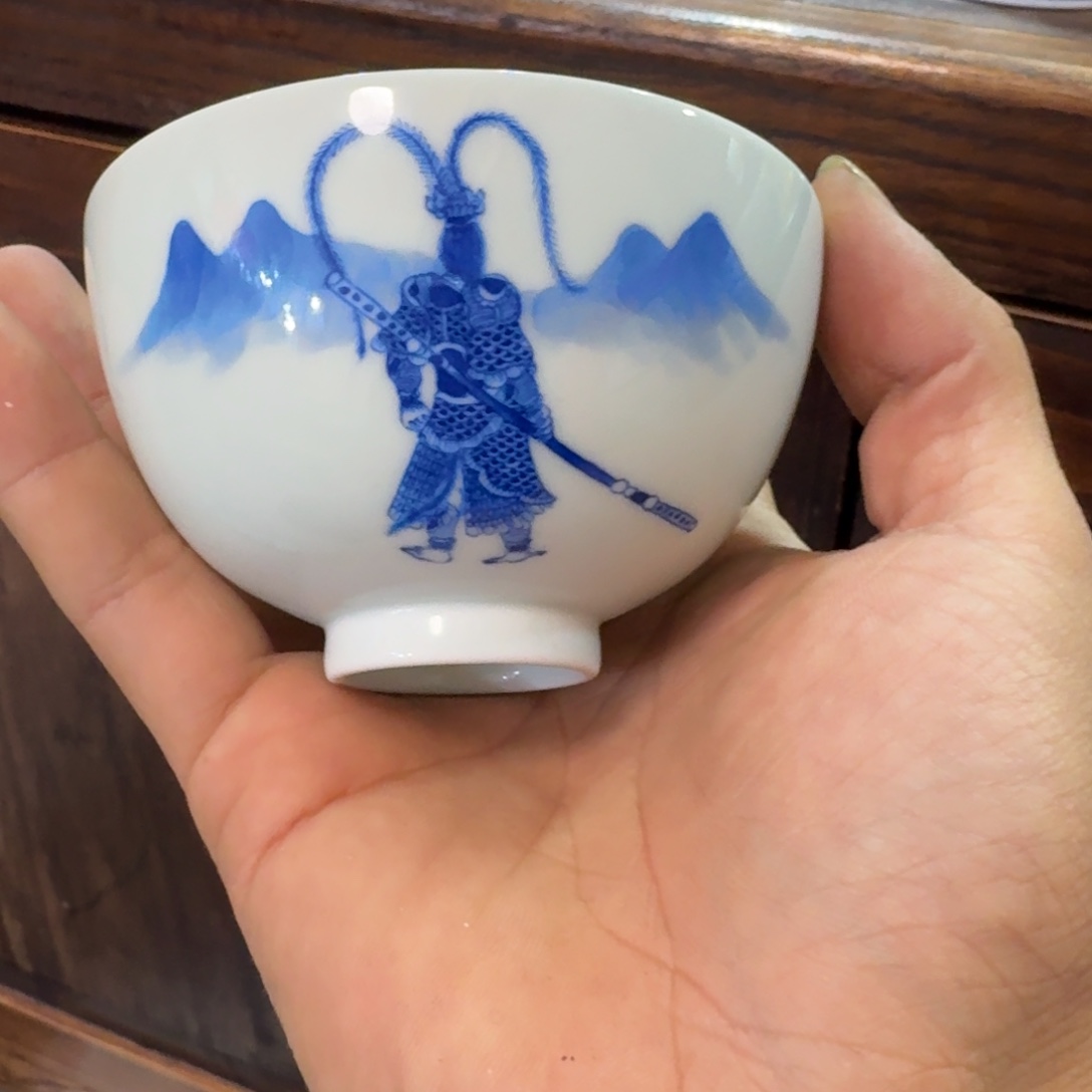 用***1瓷片当代景德镇陶瓷手绘茶具