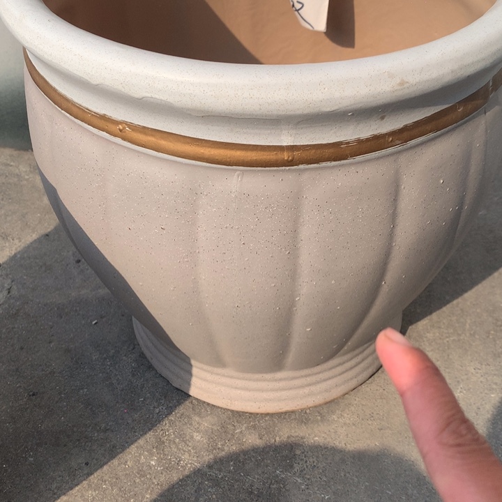 花盆三拼南瓜大号陶瓷