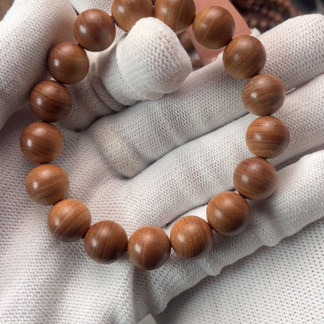 檀香木手串/手链瓷*社1.2虎皮