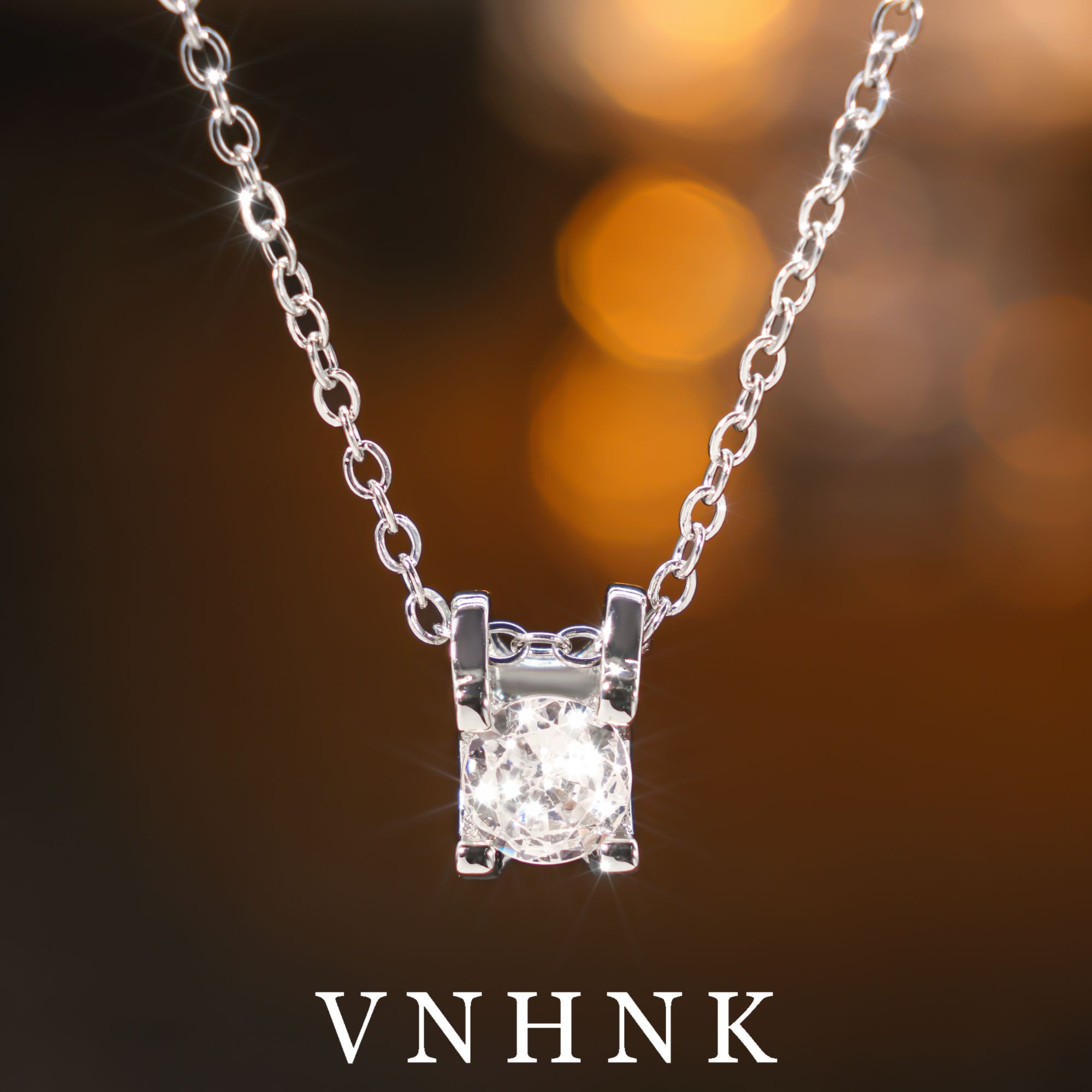 铜合金合成锆石项链 美可儿   K92  银色(45cm)时尚气质项链预售