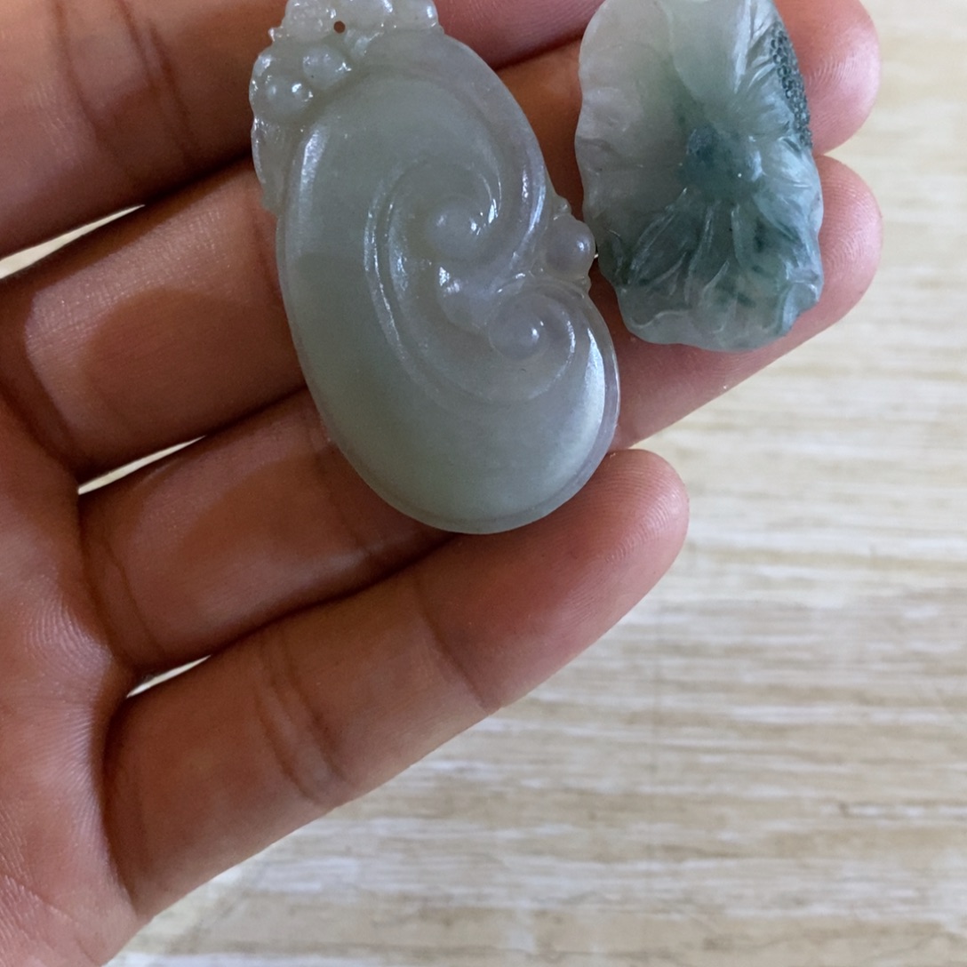 定制翡翠未镶嵌来**财翡翠