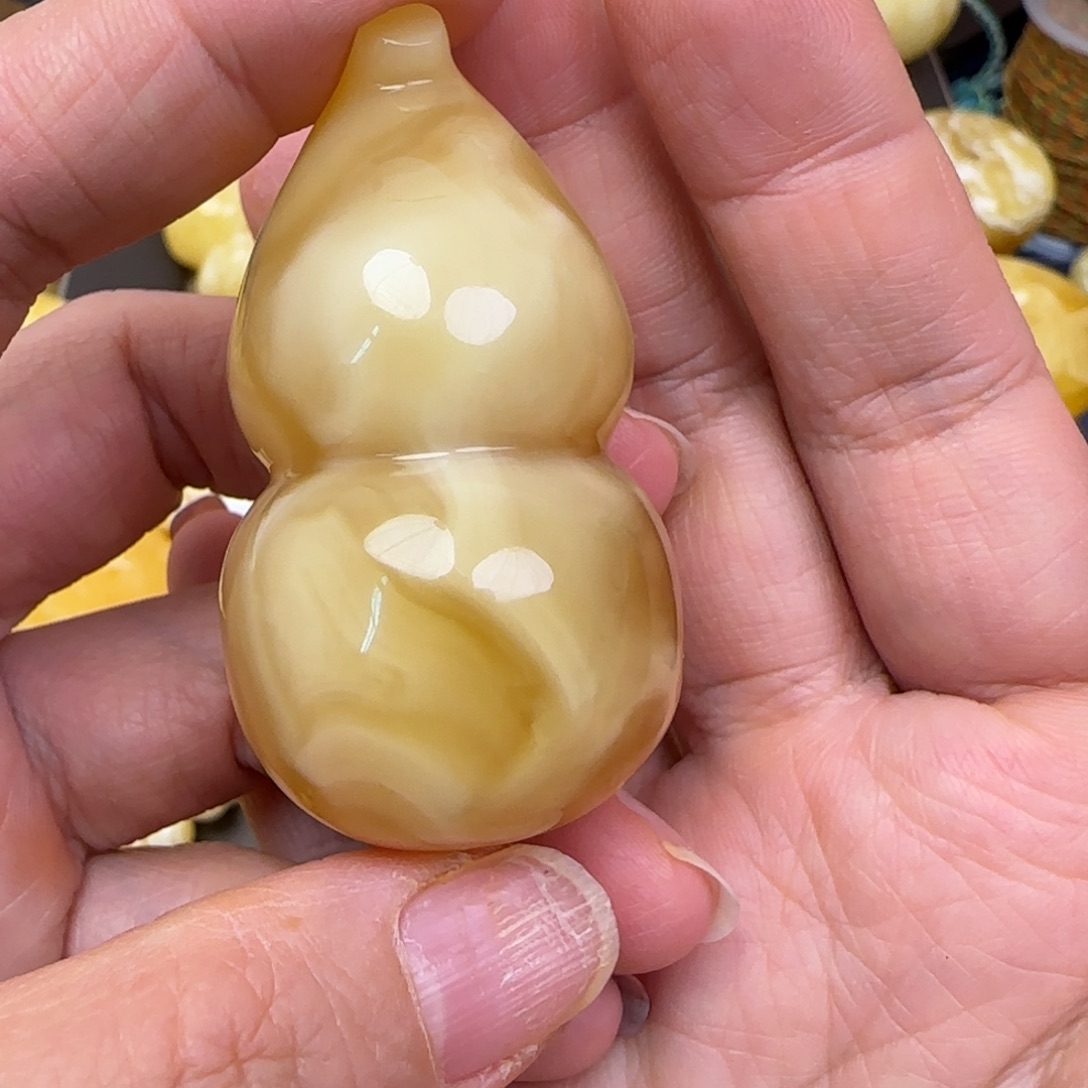 蜜蜡颈饰未镶嵌天然蜜蜡