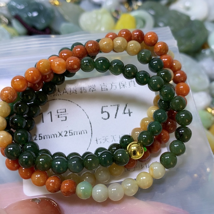 翡翠颈饰未镶嵌翡翠