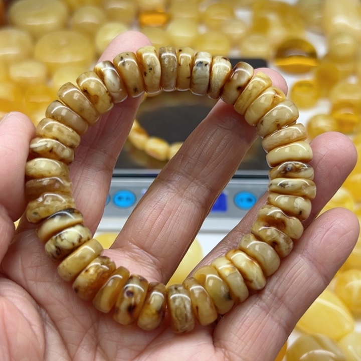 琥珀（矿物珀）手串未镶嵌