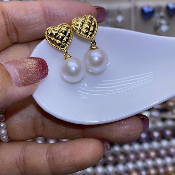 淡水珍珠银S925镶嵌珠宝首饰