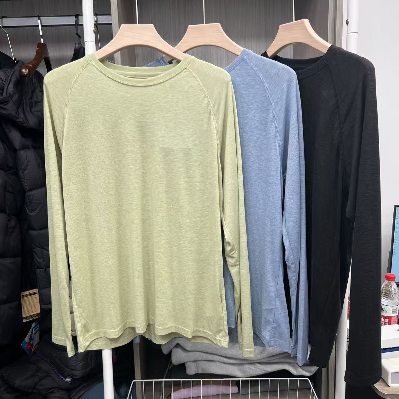 山的道！美利奴！无敌好穿！纯色吸汗打底