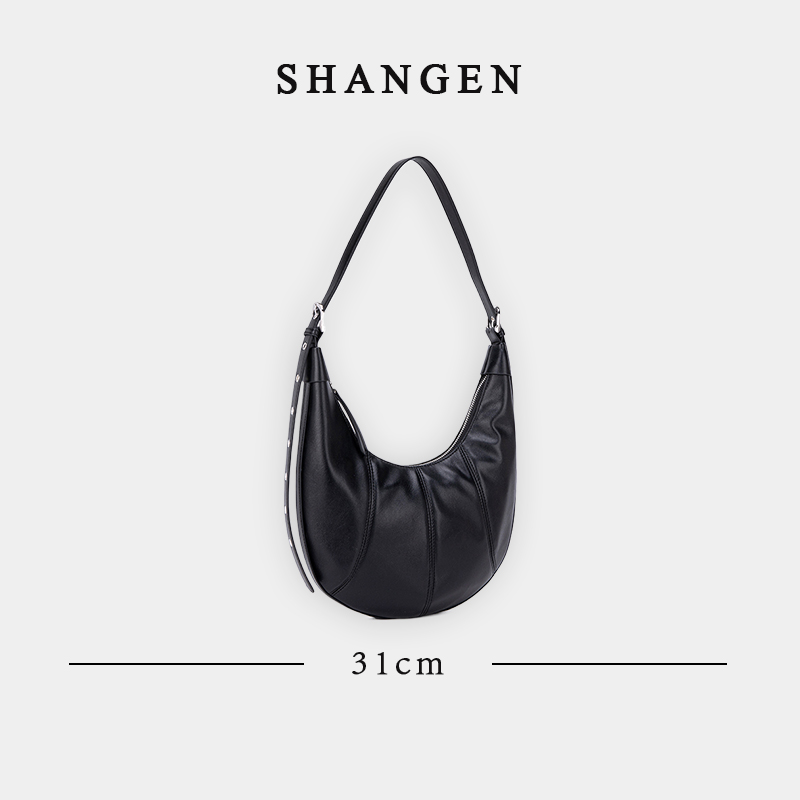 【云云甄选】QYX-81671-黑色-轻奢时尚女士新款单肩斜挎包