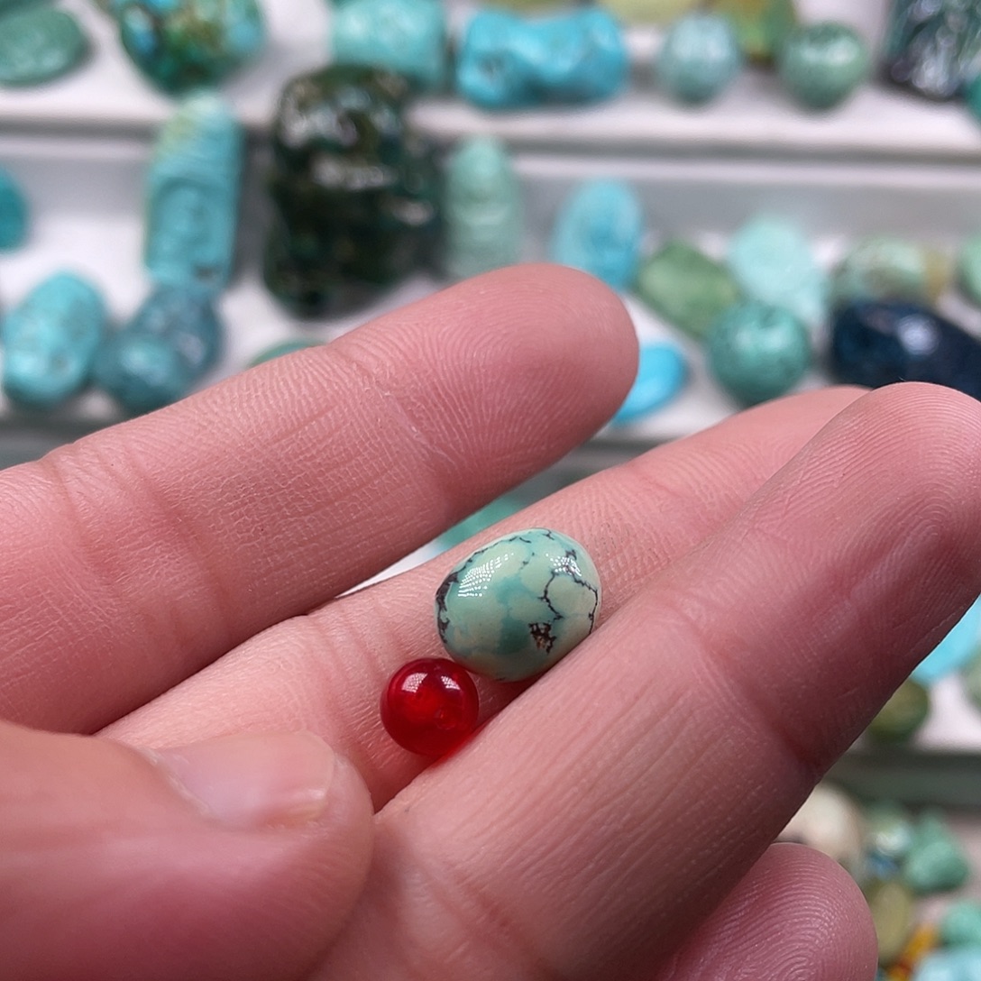 南红玛瑙未镶嵌颈饰