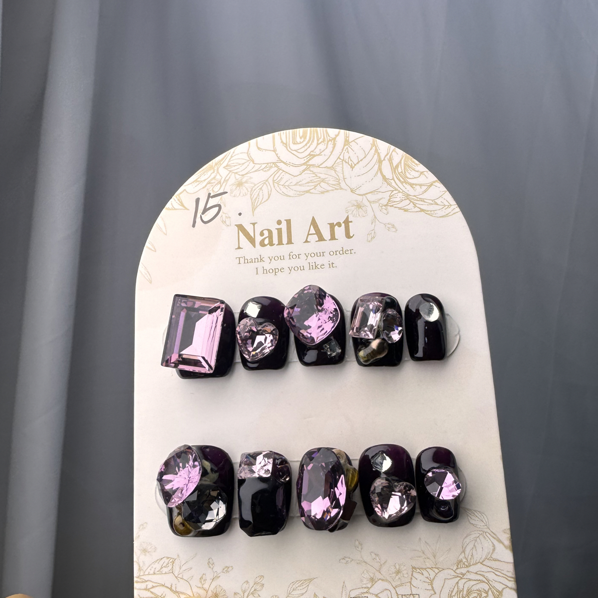 「太紫辣」纯手工穿戴甲