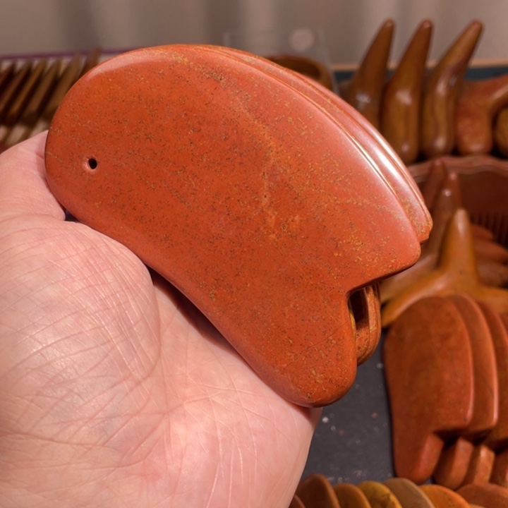 红砭石精品款刮痧板