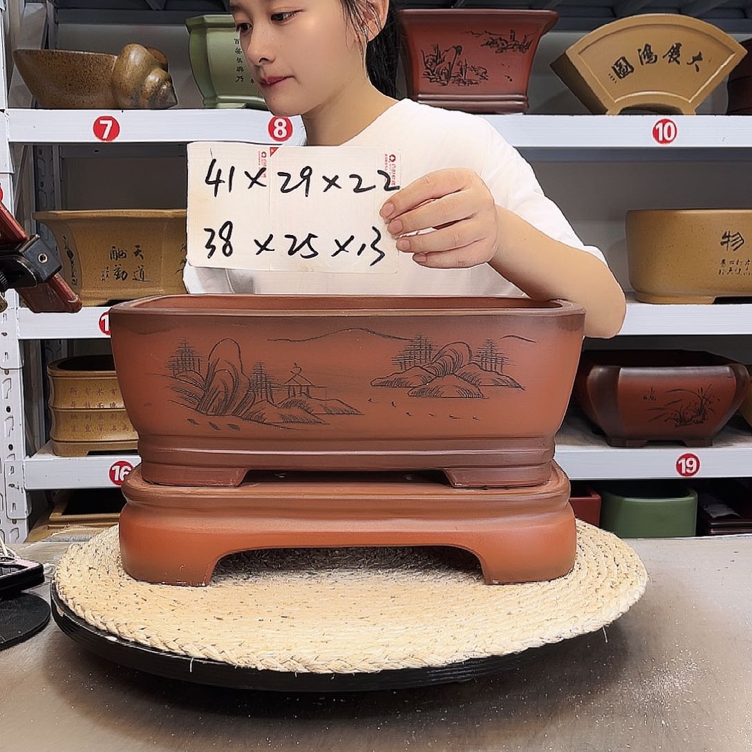 紫砂花盆紫砂花盆