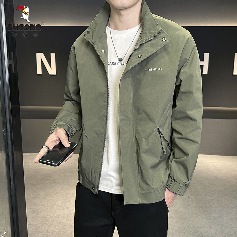 TUCANO/啄木鳥新款男士男装立领夹克时尚档次工装行政春秋外套帅