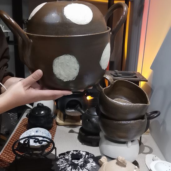 紫砂纯手工打造紫砂作品