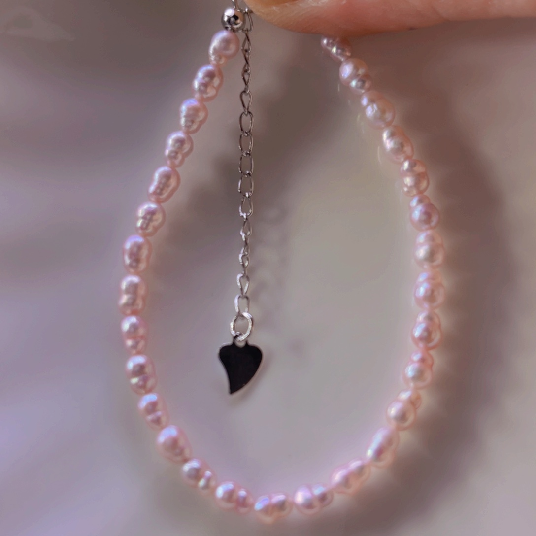 淡水珍珠手绳合金