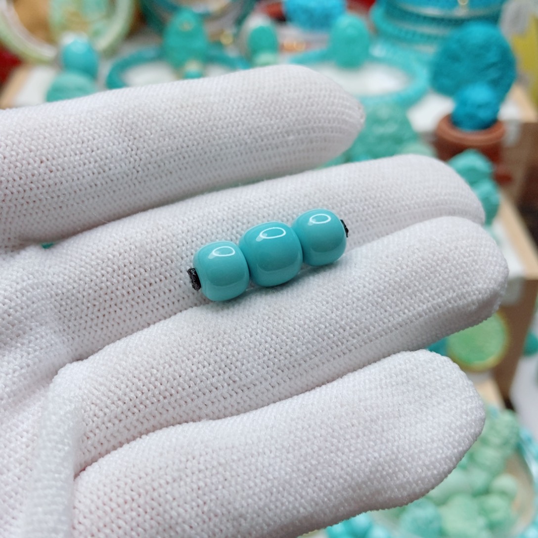 绿松石未镶嵌套珠