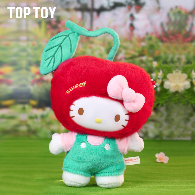 【女生礼物】TOPTOY樱桃KT姐妹搪胶大体潮玩毛绒玩偶桌面摆件可爱