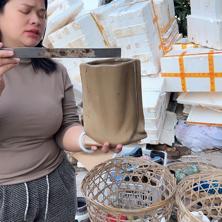 瓶高度23厘米口径13厘米微瑕捡漏