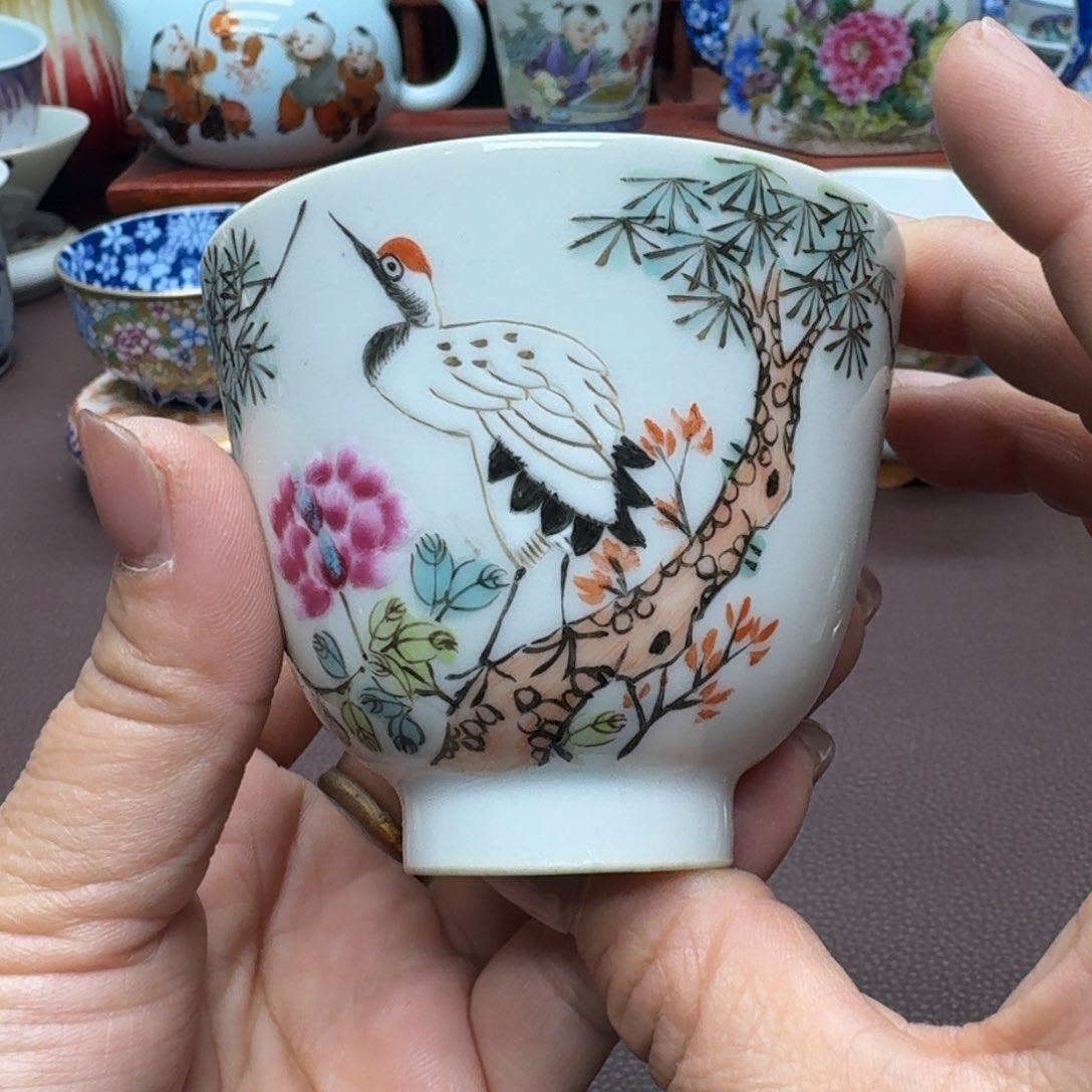 瓷片景德镇仿古手工制作精品展示