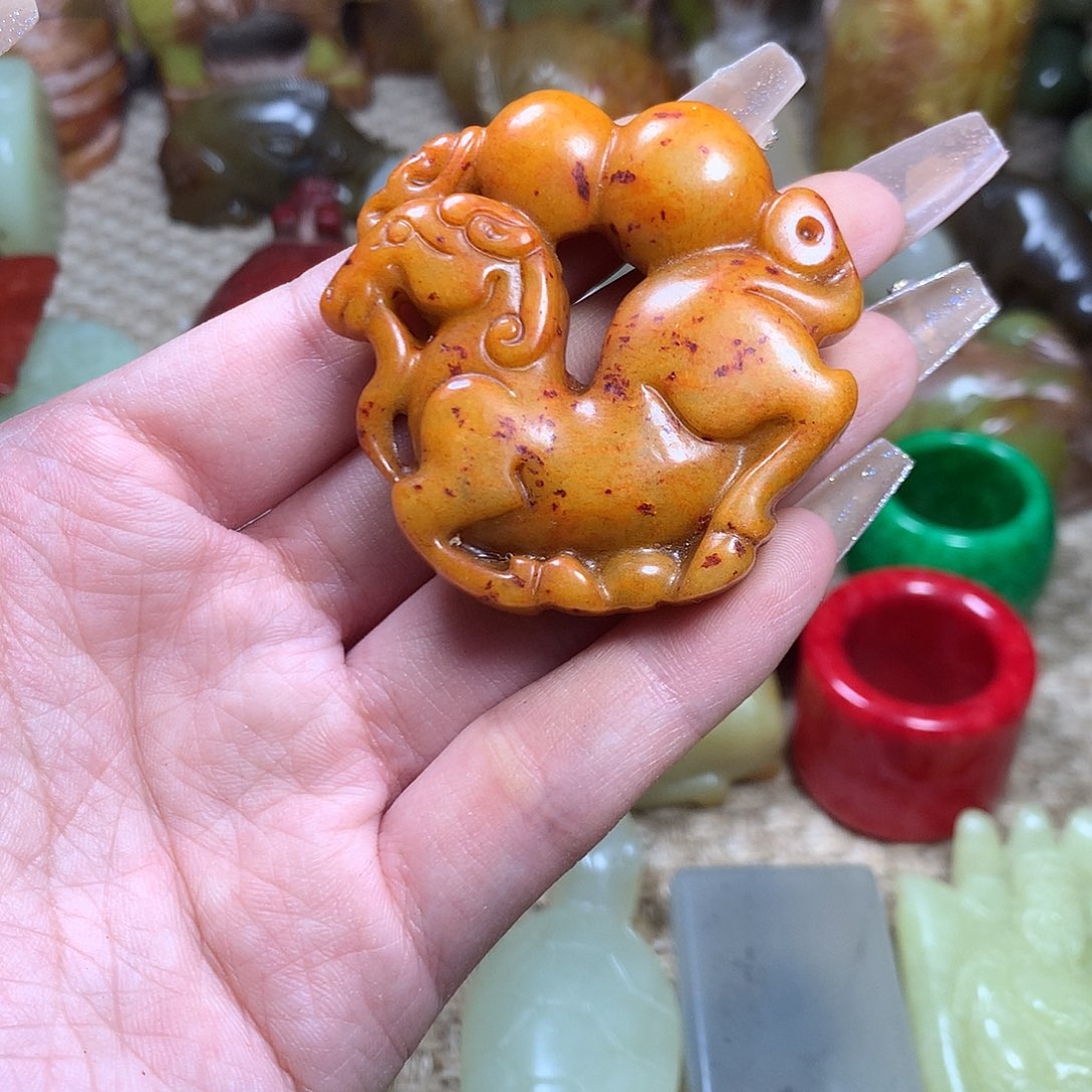 白玉菩提吊坠挂件