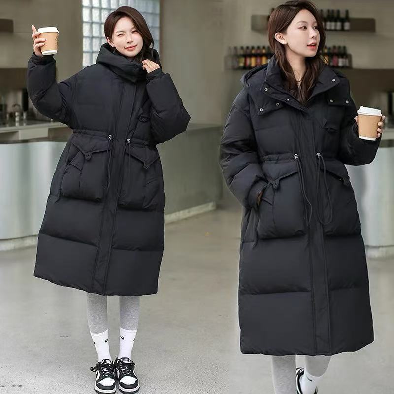 【羽绒服】索尼尔保羅冬季保暖加绒加厚款宽松外套女装3885[YZM]