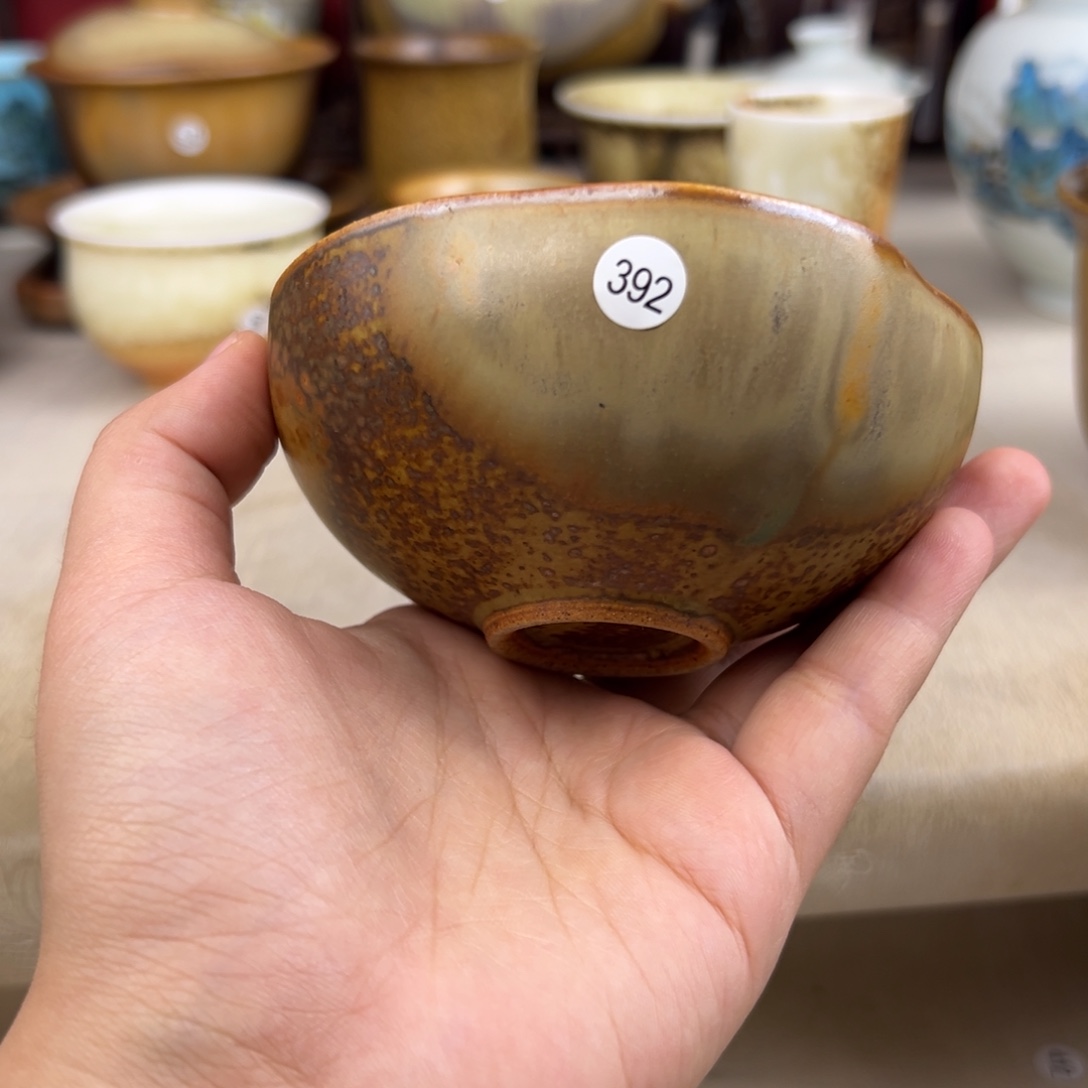 杯纯手工柴烧主人杯