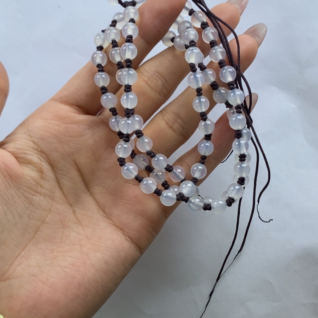 玛瑙/玉髓手链未镶嵌嗯*