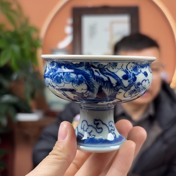 陶摆件景德镇陶瓷手工杯子