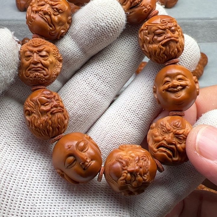 *****橄榄核手串橄榄核雕工艺制作