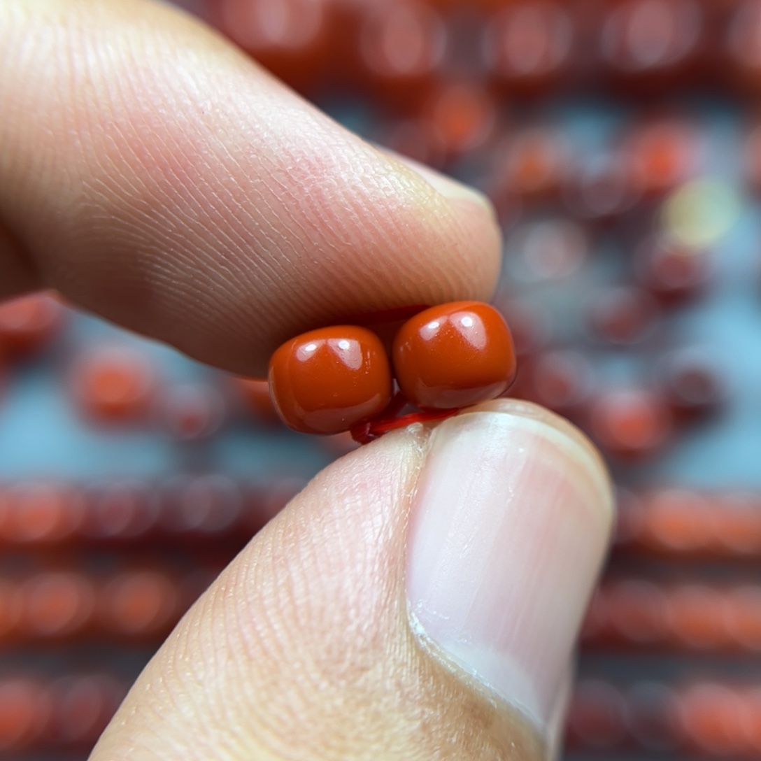 用***4未镶嵌南红玛瑙珠宝奇石尺寸6/5