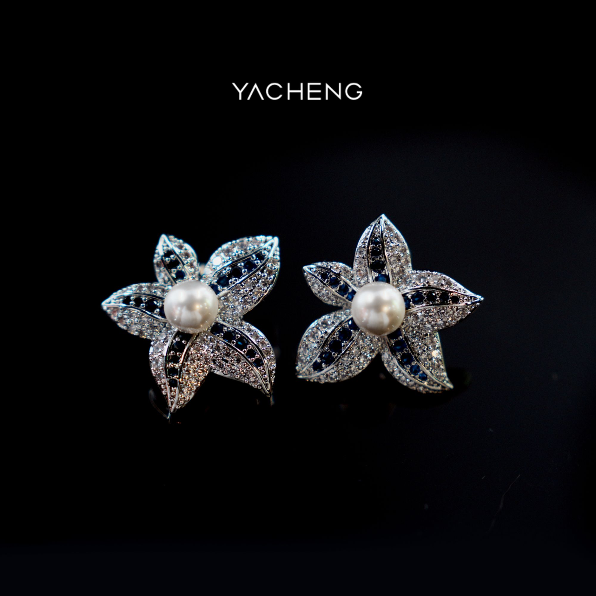 925银耳饰 【雅丞珠宝】海洋系列星舞耳饰