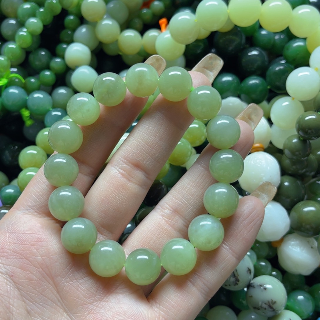 和田玉手串未镶嵌